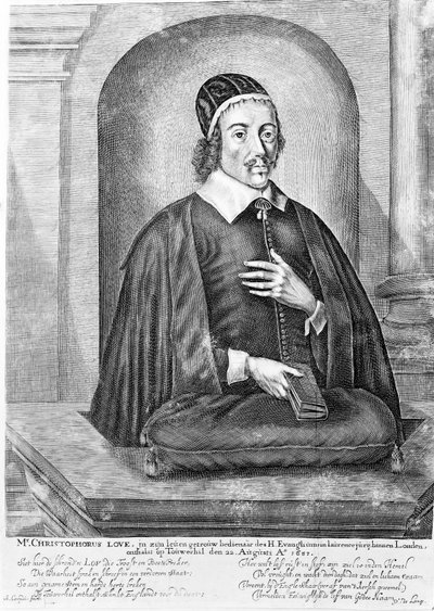 Christopher Love, c.1651 de Abraham Conradus